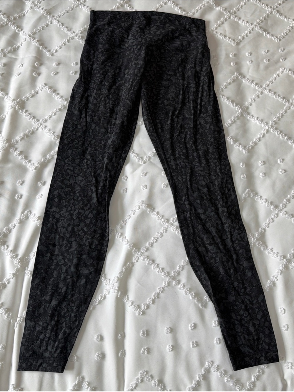 Lululemon Align High Rise Pant Nulu Sz 8 Wild Thing Camo Deep Coal Running Yoga